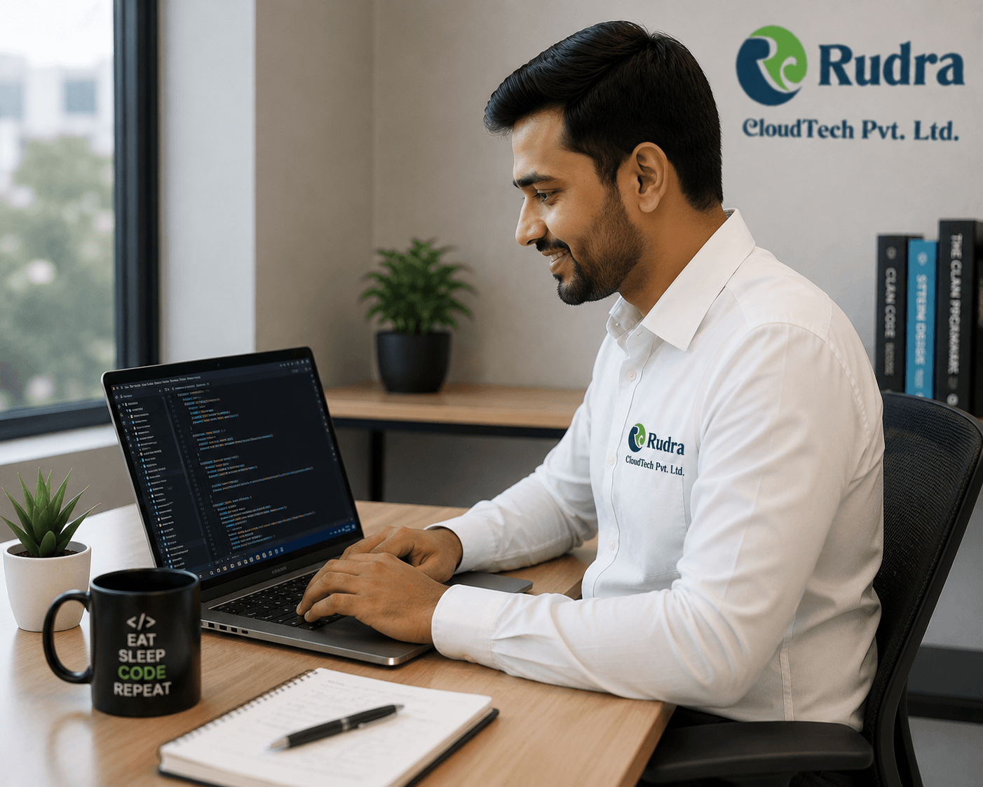 Dedicated developer starts working